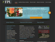 Tablet Screenshot of fleuriste-pere-lachaise.com
